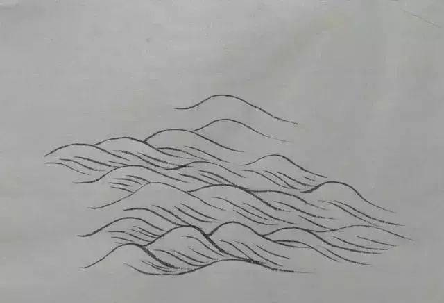 波浪法涟漪法浪涛法三种方法教你学习画水波纹