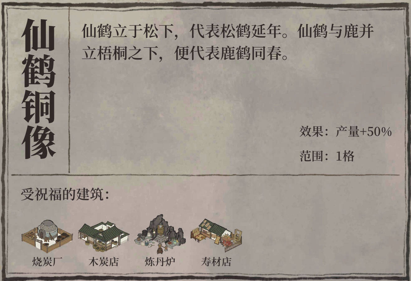 江南百景图仙鹤铜像摆放攻略 仙鹤铜像怎么摆放_位置