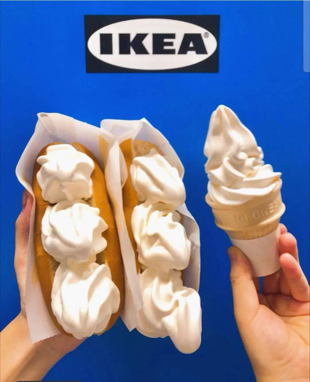 9元宜家冰狗 ▲颜值: ▲美味值: 面包和冰淇淋组成cp 只要4.