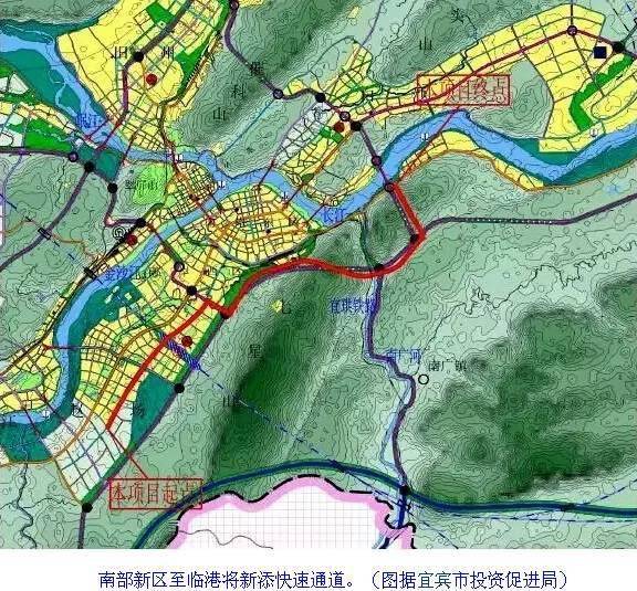 宜宾环城路规划图图片