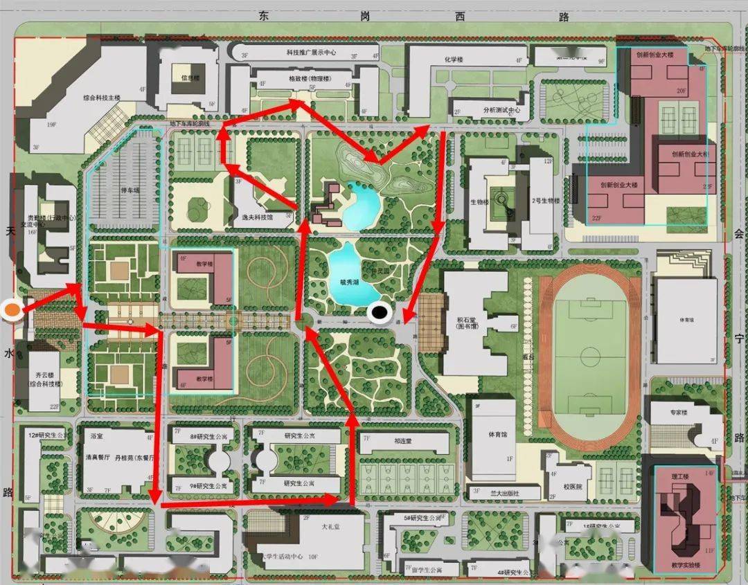 兰州大学榆中校区地图图片