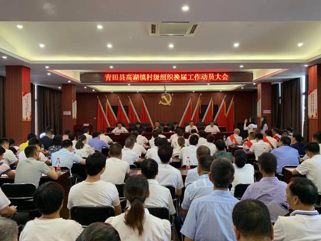 高湖镇召开村级组织换届工作动员大会
