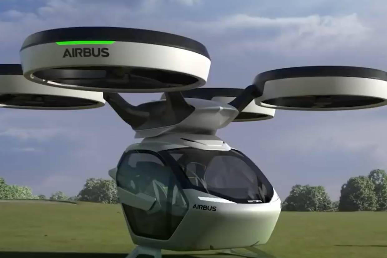 对未来50年后的交通设想出租车也能在天上飞科技大变样