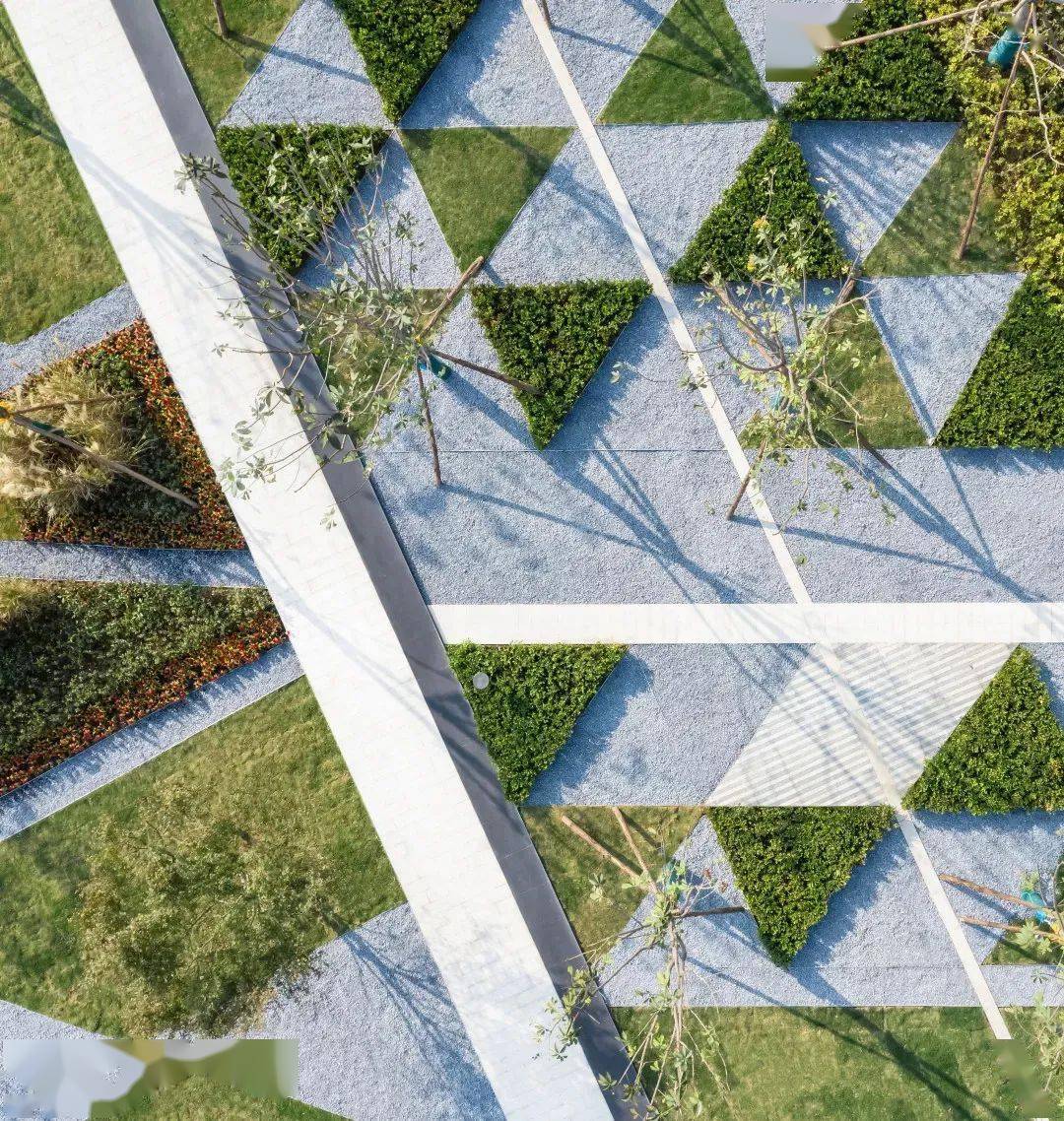 三角形花园设计效果图图片