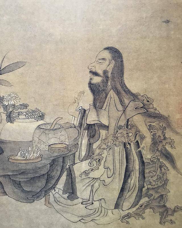 陈洪绶的人物画,笔墨高古,被称为"明末四大怪杰"之一!