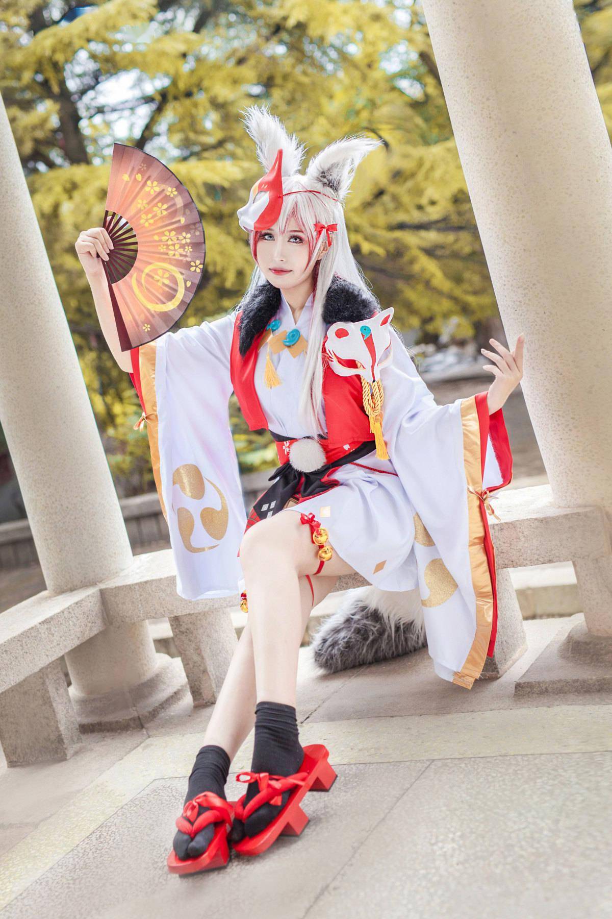 阴阳师手游 妖狐cosplay