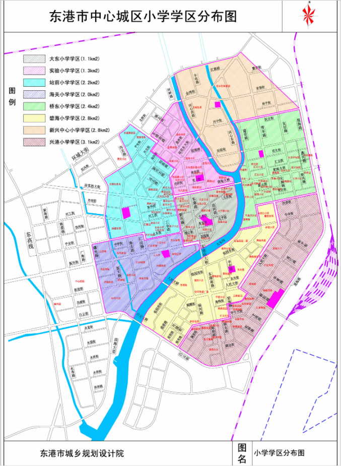 2020丹东市学区划分图图片