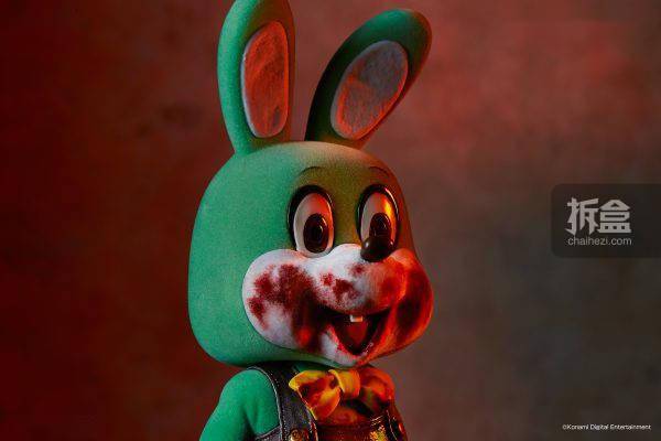 gecco 寂静岭3 罗比兔 恐怖兔子 1/6 蓝绿色手办静态雕像