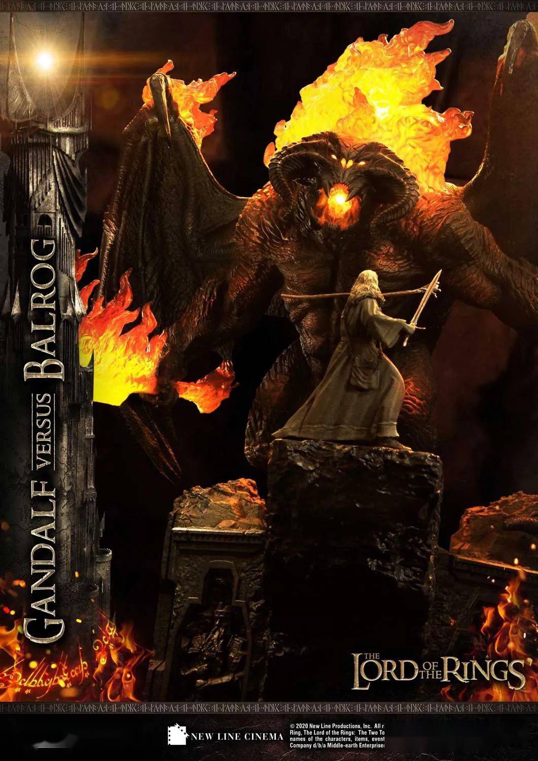 新品预定prime1studiopmlotr02ex指环王甘道夫vs炎魔