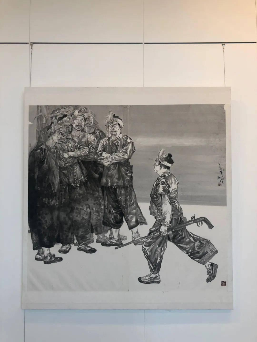 展讯∣在路上61汪新宇水墨人物画展