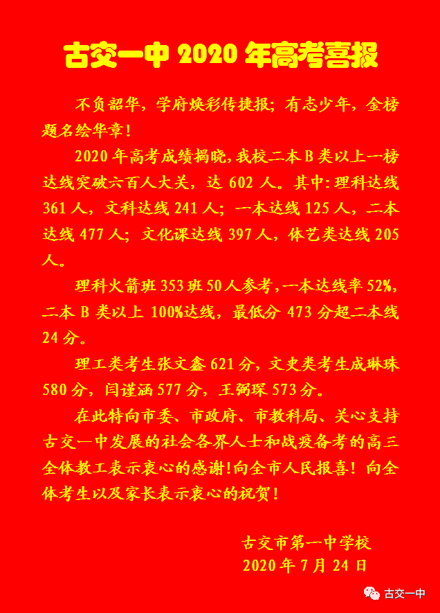 黄岩第二高级中学喜报图片