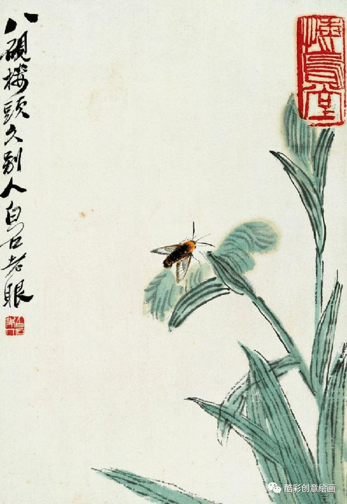 齐白石昆虫作品细腻惊艳