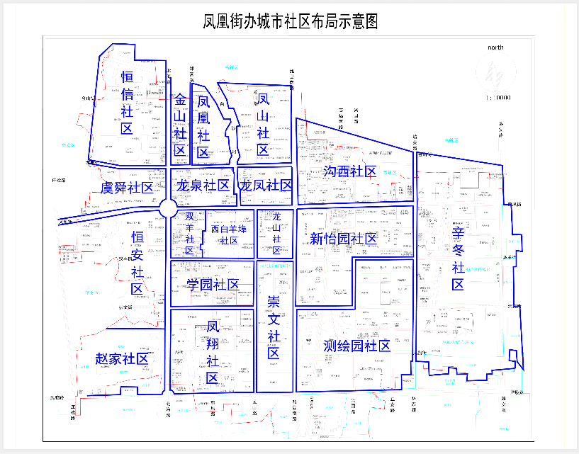社区街道平面图图片