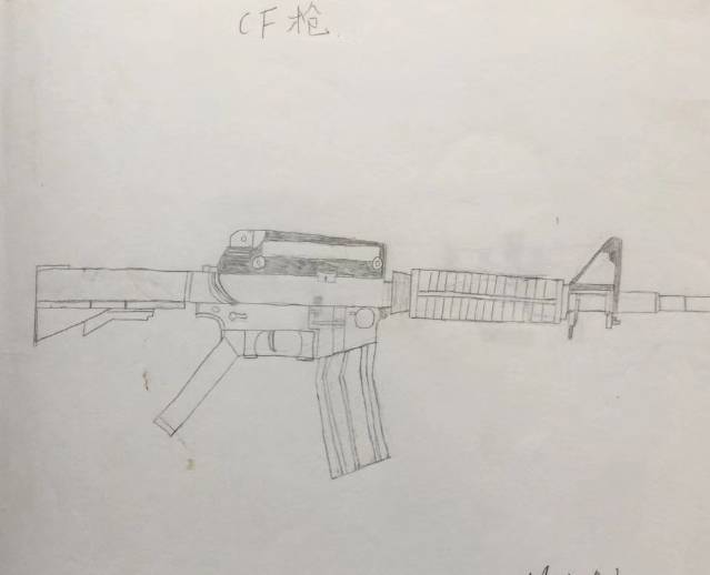 cf 小学生手绘cf武器