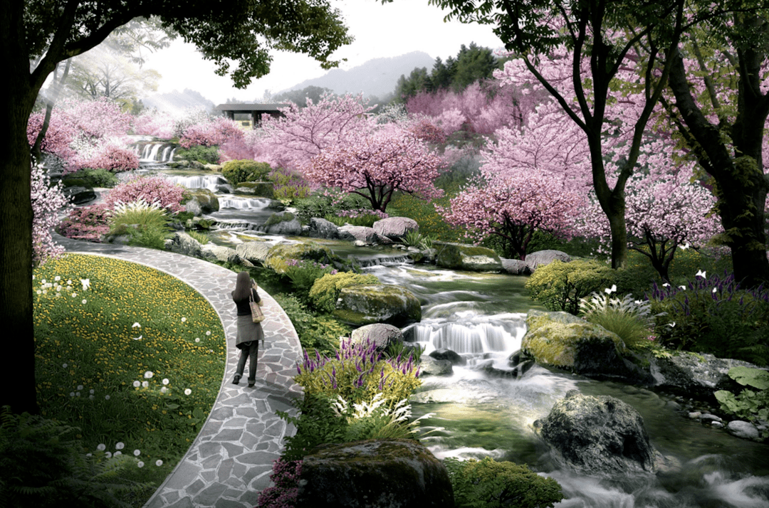 自行车乐园和小北相约明年春天一起赏桃花吧