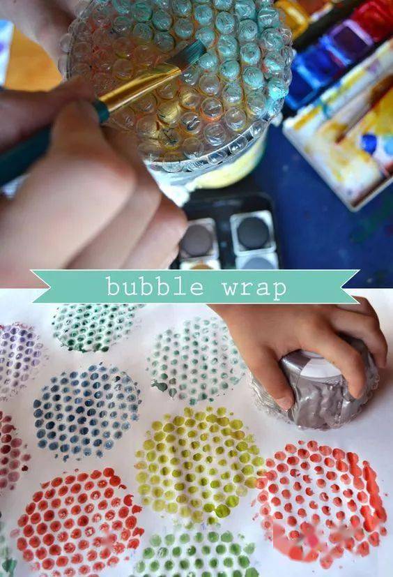 创意美工万物皆可拓印用这些有趣的材料带孩子玩转美术创意