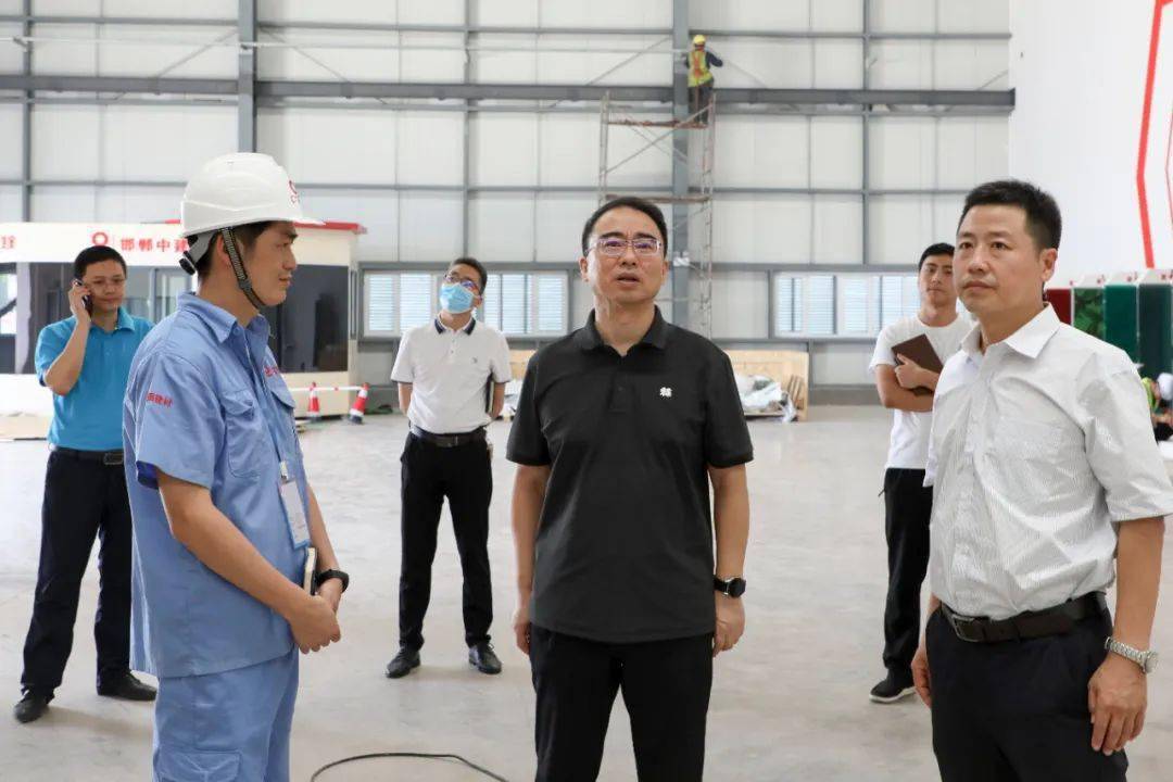 申涛调研重点项目建设情况