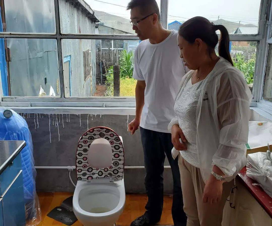 动态免渡河镇开展厕所革命自验工作