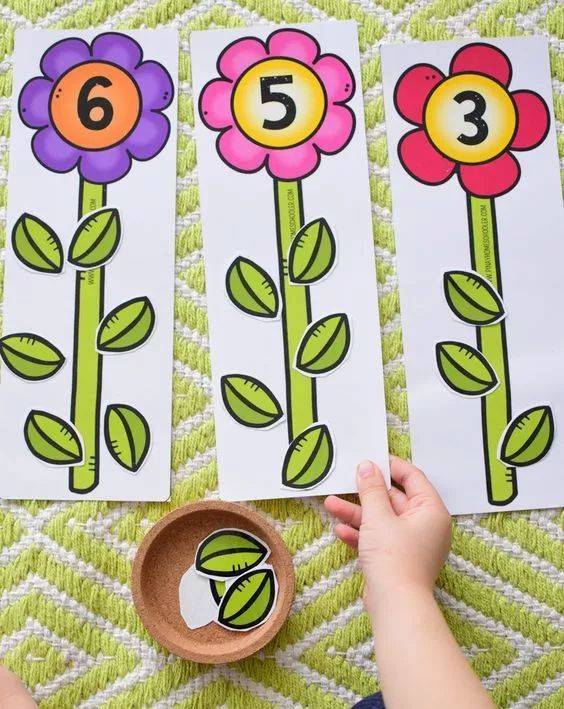 认识数字,比大小,凑十法… 孩子们做手工玩游戏就能get!