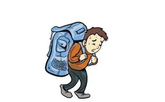 因为重物会向后牵拉你的背部,让脊柱和肌肉受到不自然的挤压,最后引发