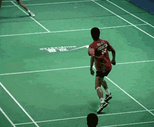 羽毛球反手发力技巧演示,一学就会!