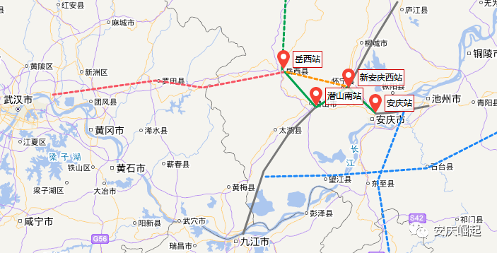 事关新安庆西站省发改委正开展武汉至安庆和安庆至马鞍山北沿江高铁