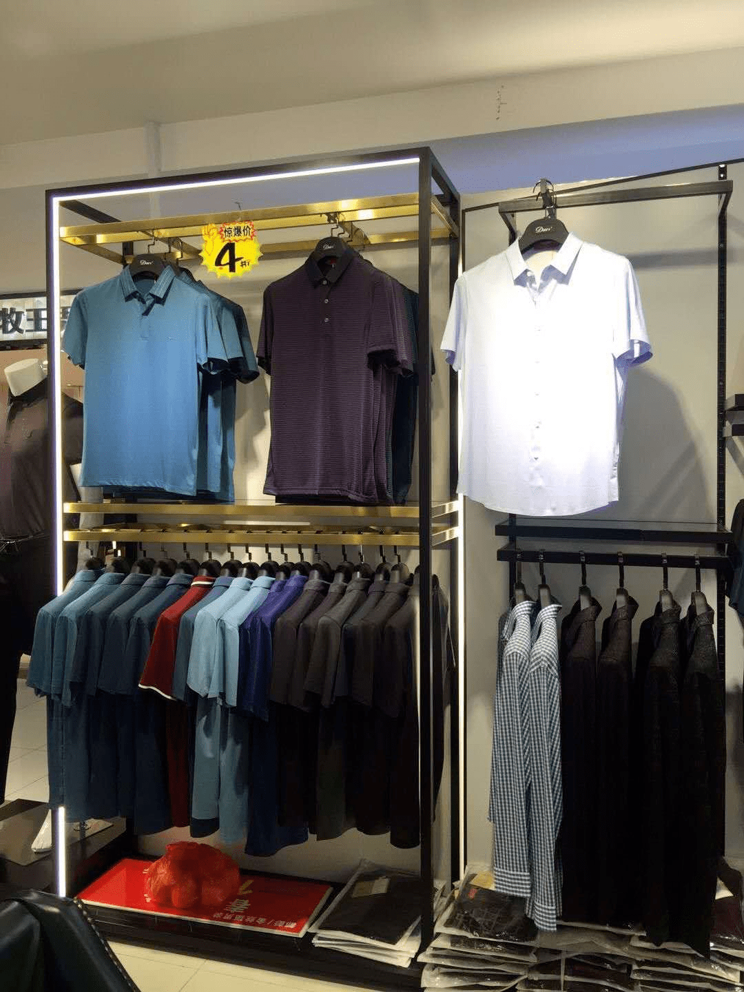 无为新百3f都彭金丝狐男装夏出清全场58元起