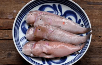 【豆酱香芹煮鹦哥鱼】食材:鹦哥鱼1斤,姜丝少许,豆酱1茶匙,小香芹苗几