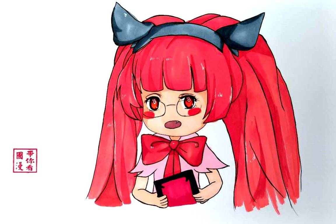 安琪拉手绘安琪拉这样画真是萌到我了