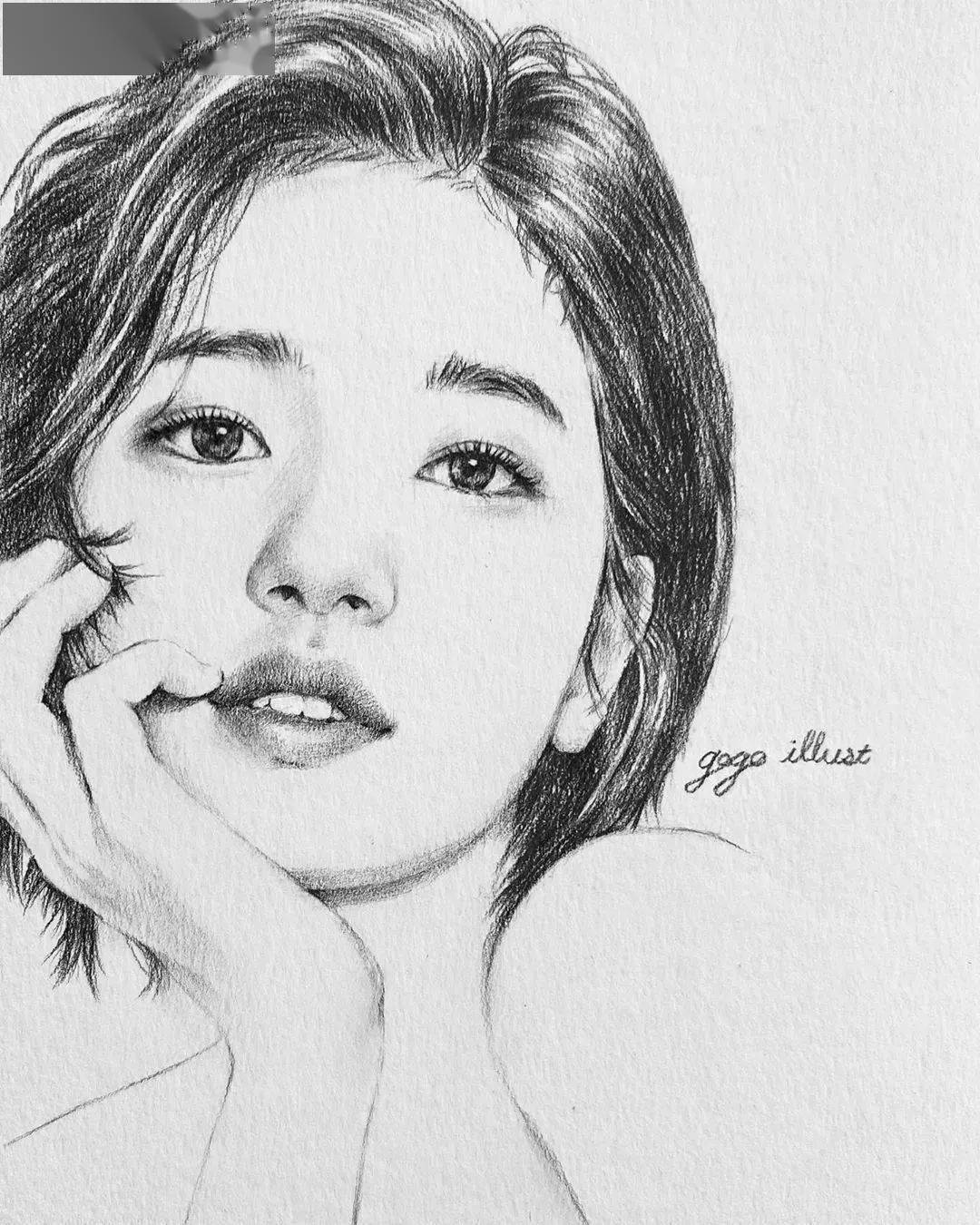 黑白素描很有情绪感染力的一组速写