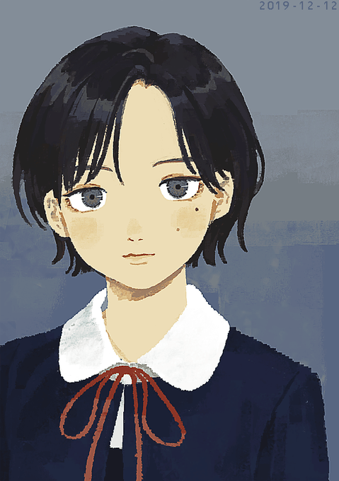 日本插画师 junkuma 一组人像插画艺术