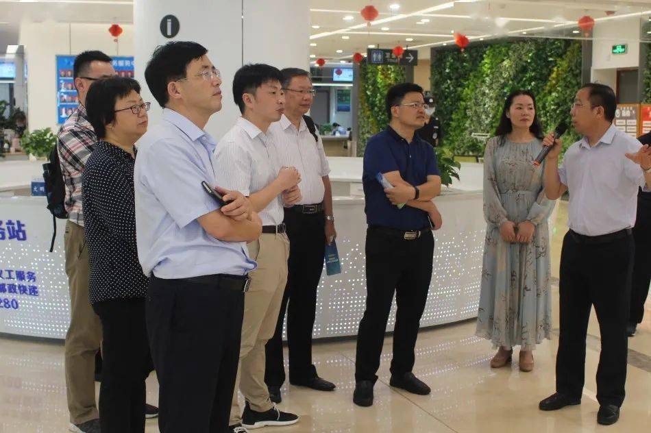 省发展改革委来我区调研自贸区推进营商环境工作情况