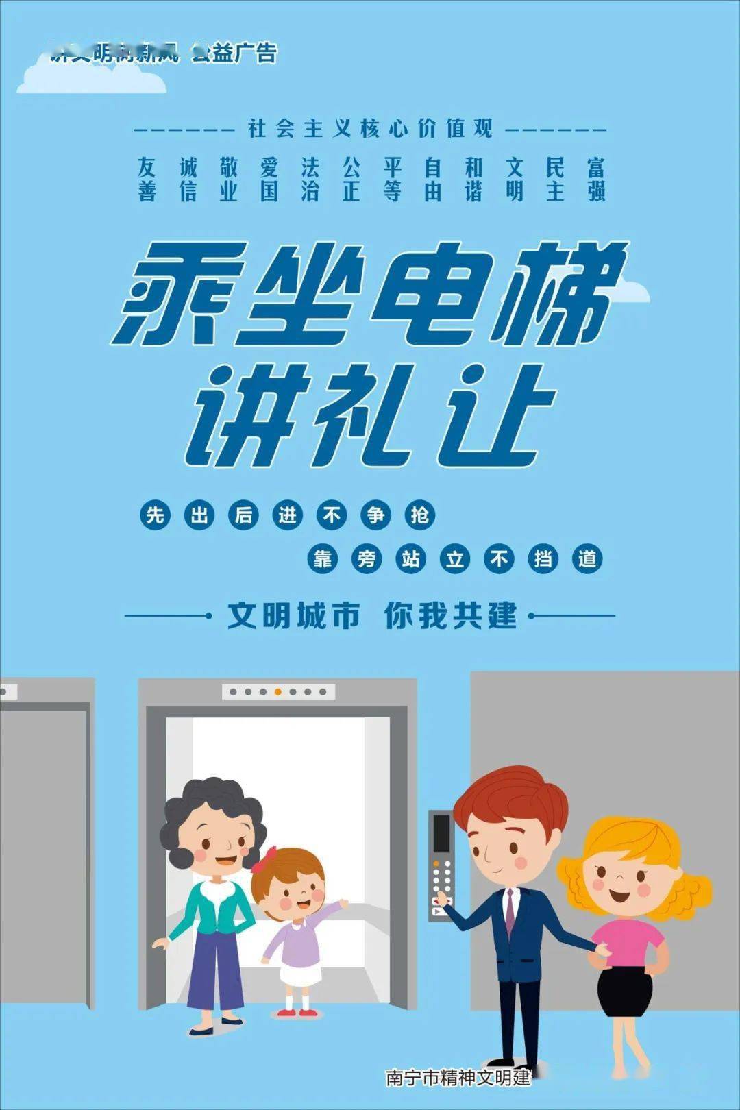 践行社会主义核心价值观五个礼让让出文明新风尚