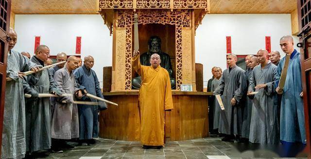 被誉为选佛场的少林寺禅堂