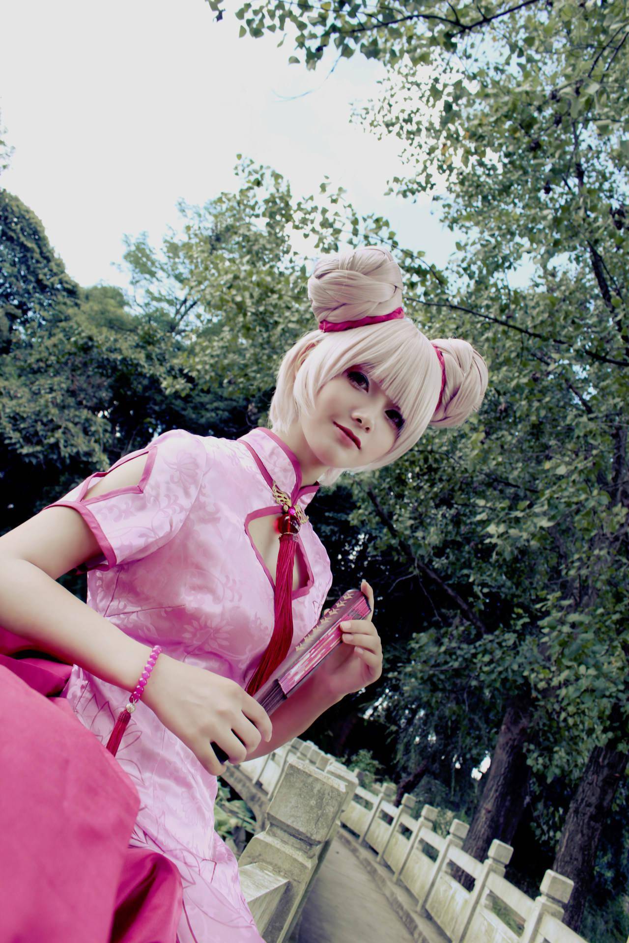 王者荣耀小乔孙尚香同人旗袍cosplay