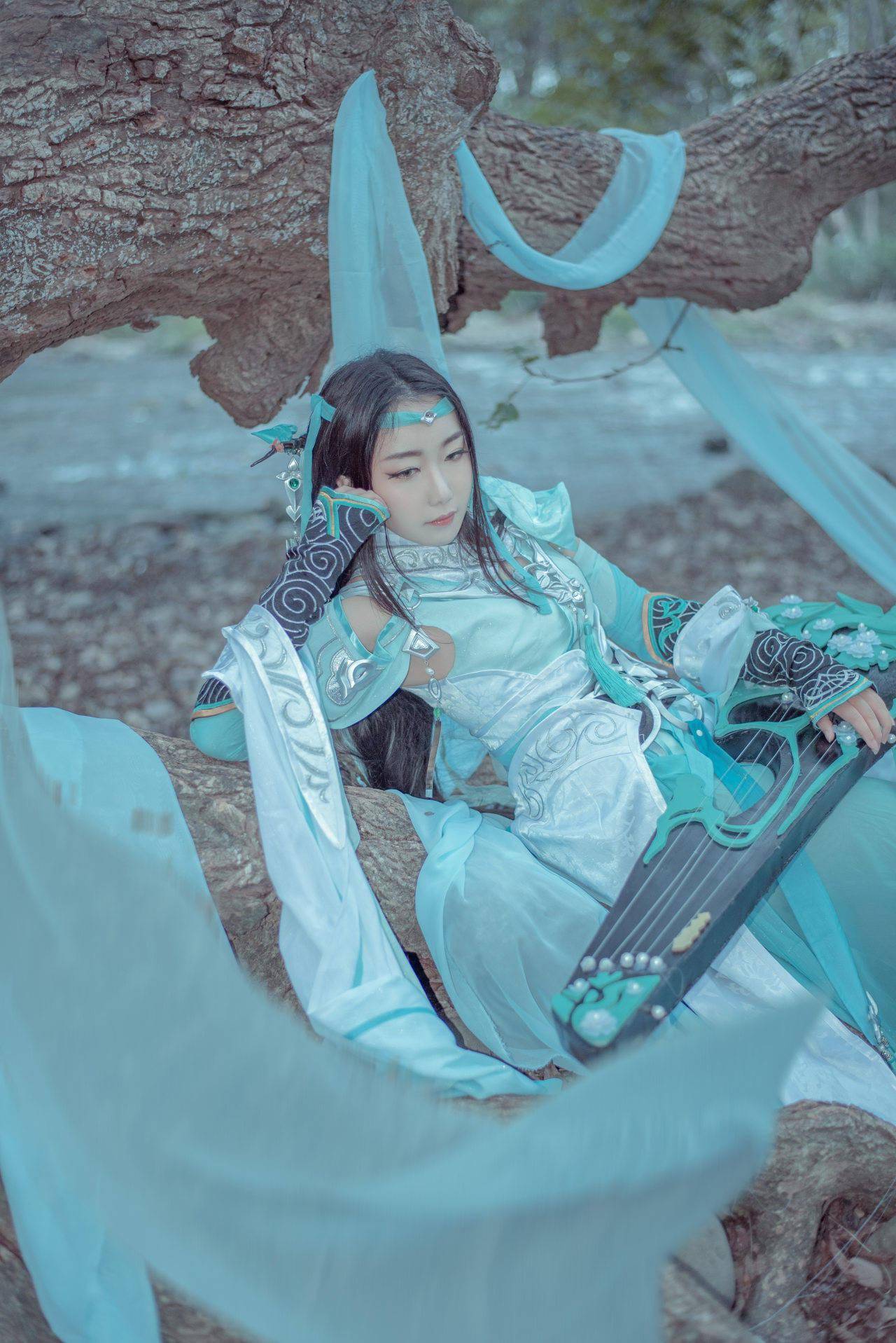 剑网3雪河琴娘cosplay