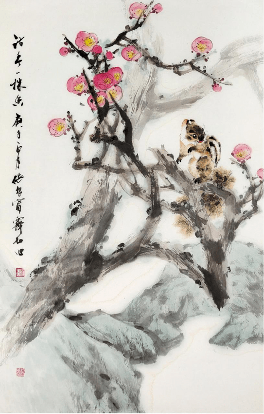 栩栩如生|张根宝 写意松鼠图赏析