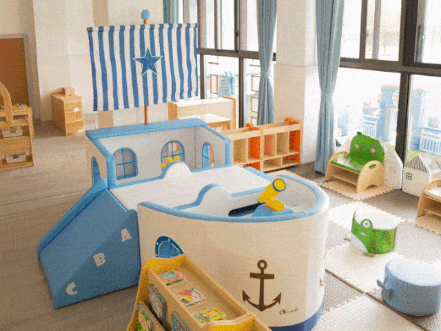 柘林镇这所颜值超高的幼儿园要开园啦!_海贝