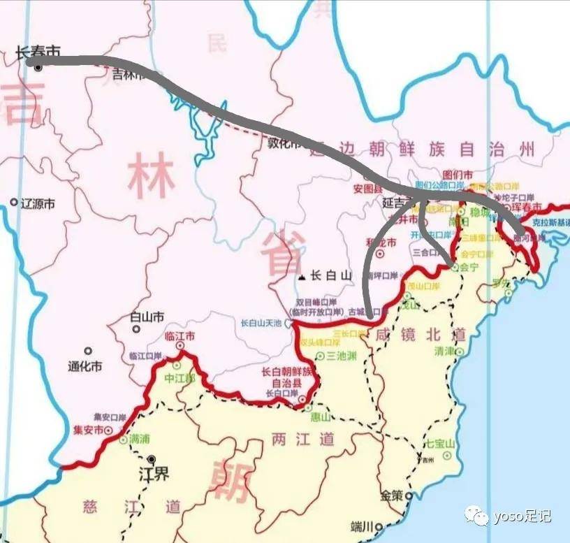 鸭绿江线,适合全程自驾,从长春出发走长白高速,在松江河东岗出口下