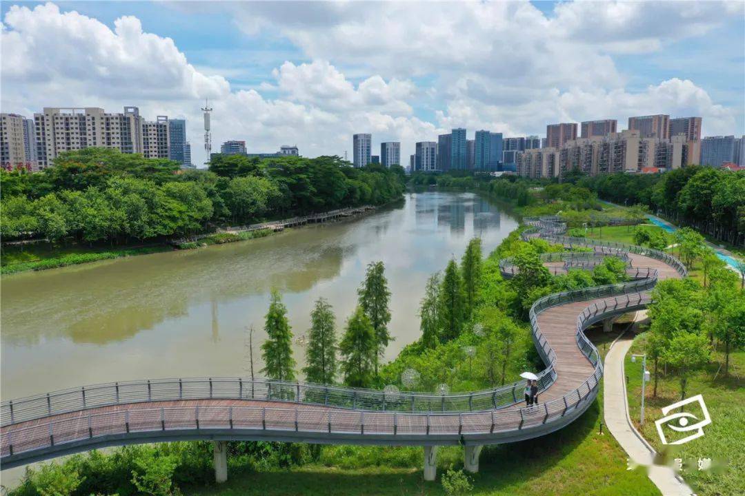 清晨,伴随着秋风过耳的惬意, 漫步于桂城怡海湖公园, 不时与浪漫撞个