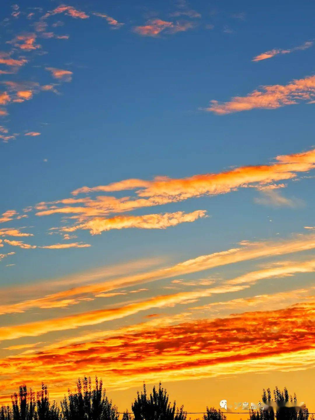 雨后秦皇岛的晚霞云动美出新高度!