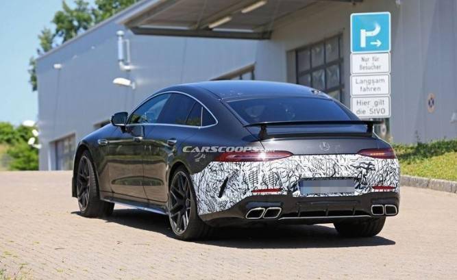 梅赛德斯-AMG GT73e谍照 搭4.0T混动/3s内破百_搜狐汽车_搜狐网