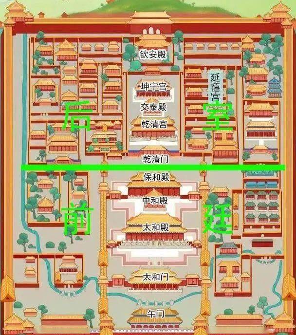 延禧宫平面图图片