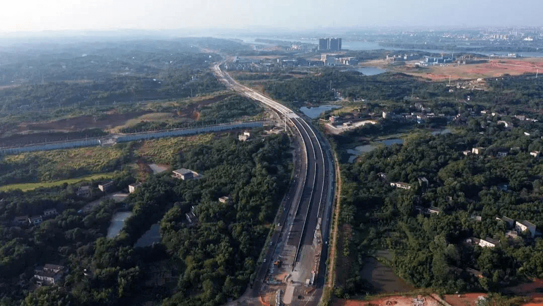 玺宇悦城国际航拍潭州大道快速化改造湘潭段项目最新进