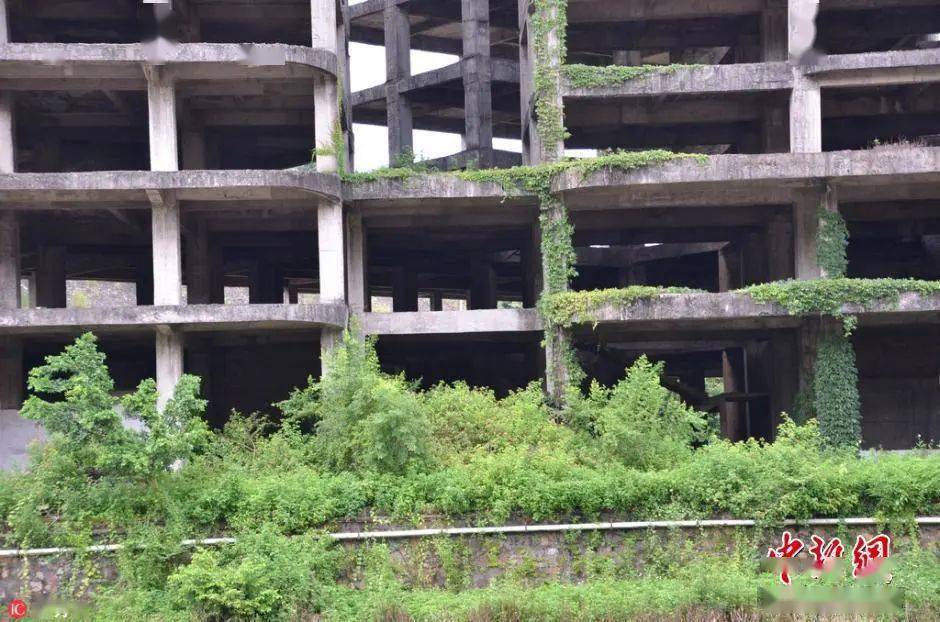 烂尾楼靠上热搜才能解决没成网红的呢