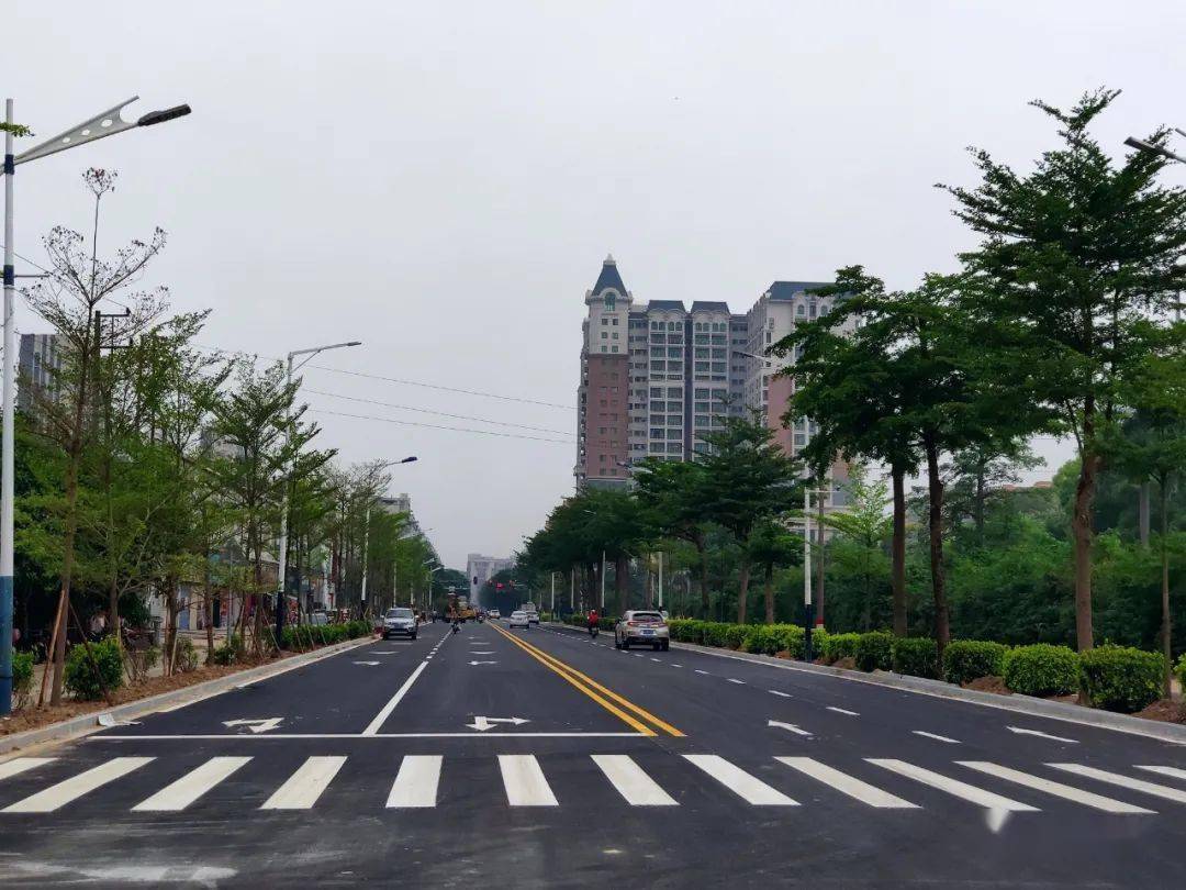 喜讯台城又一条路投入使用双向四车道出行更方便啦