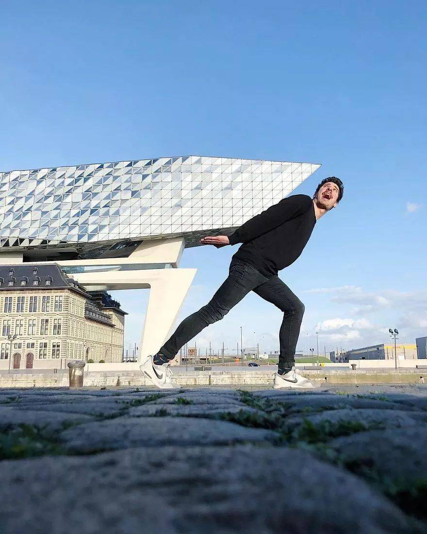 不用ps,你也能拍出这样的幽默错位照!