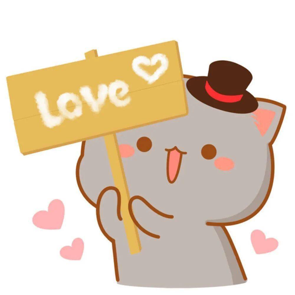 微信头像蜜桃猫情头