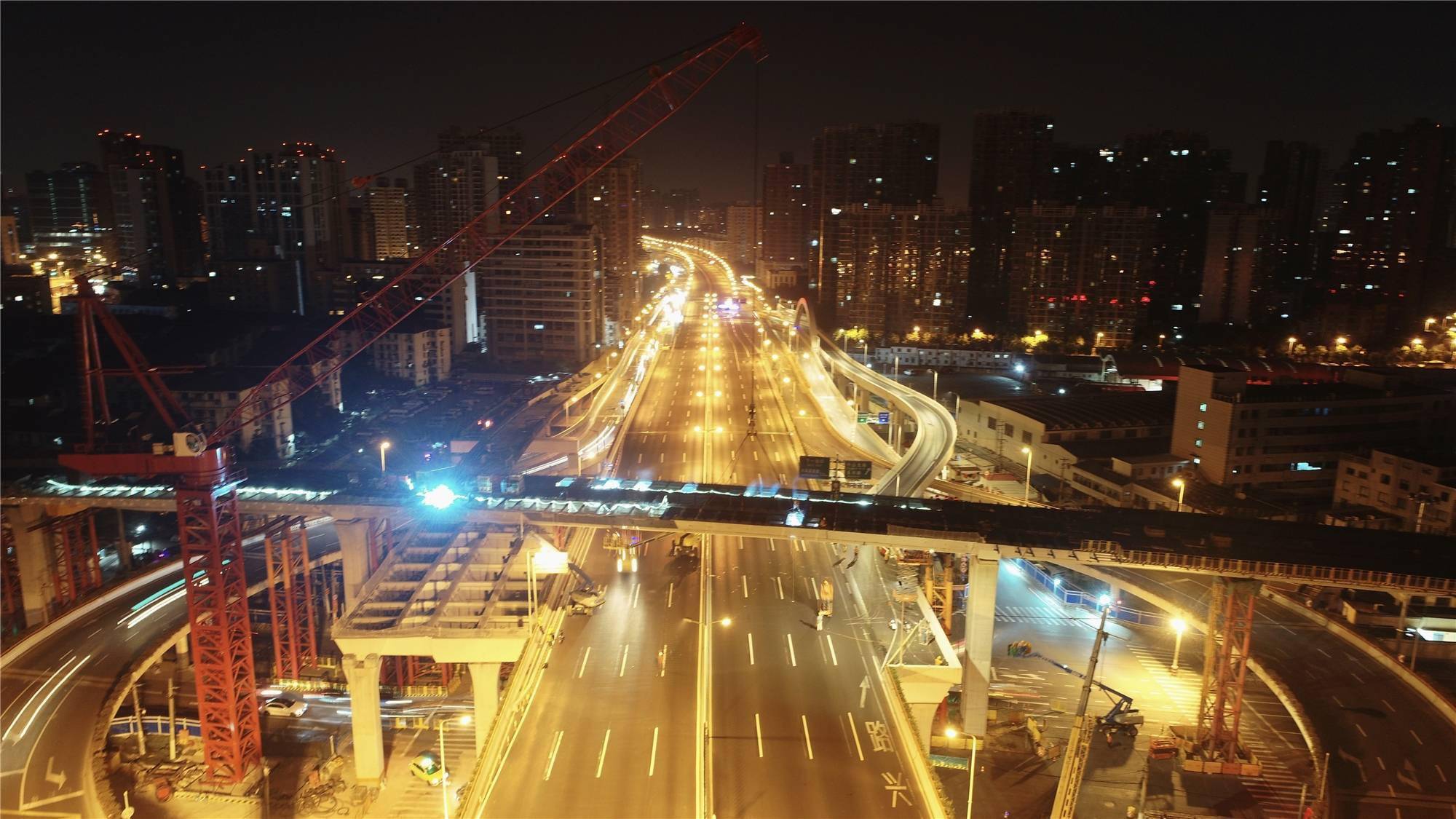 北横通道天目路高架图片