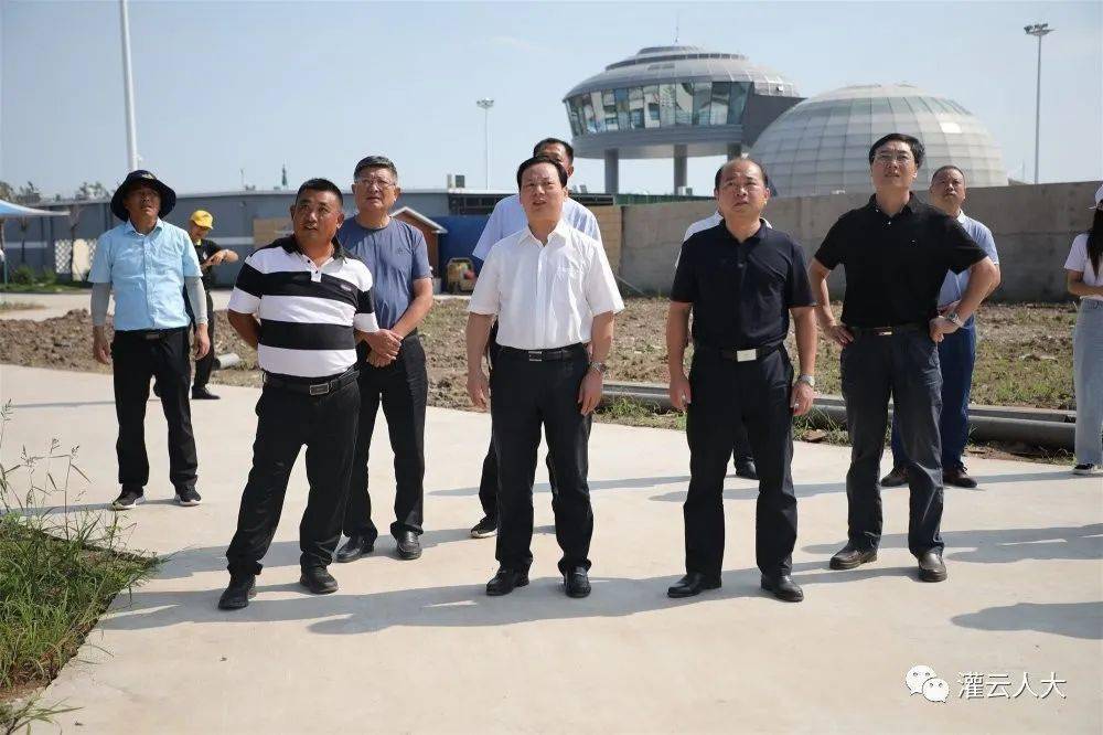 县人大常委会主任汪辉到杨集镇督查推进农房改善和潮河湾景区建设工作